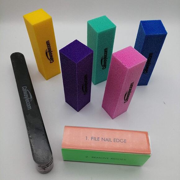 12pcs Nail Files and Buffers, Professional Manicure Tools, Nail Buffer Polishing - Picture 1 of 11